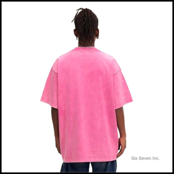 Oversized Graphic Tee Y2K Vintage Streetwear Unisex Retro Star Design - Picture 2 of 5